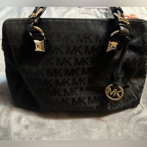 Michael Kors Black Signature Tote Bag